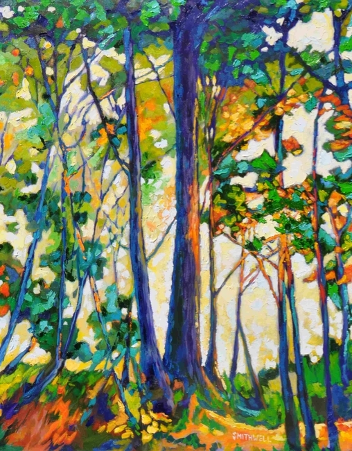 Backlit Forest, SOLD